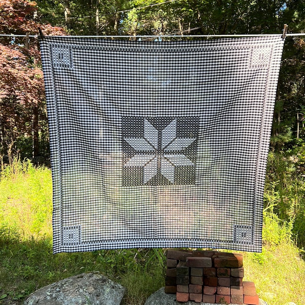 Handmade Embroidered Cotton Tablecloth